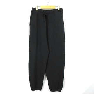 コモリ(COMOLI)のコモリ COMOLI 24SS ウール和紙 ニットパンツ チャコール  3(スラックス)