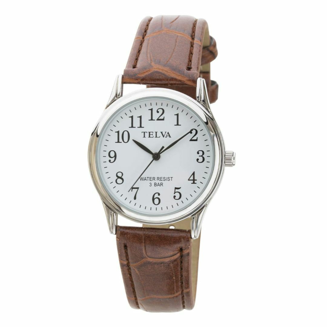 [クレファー] 腕時計 アナログ 防水 革ベルト TE-AM147-BRS メン メンズの時計(その他)の商品写真