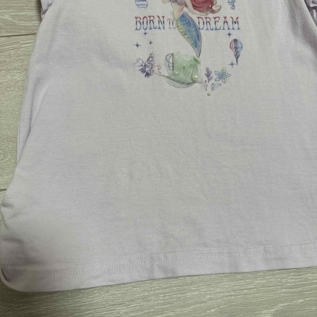 mezzo piano(メゾピアノ)のメゾピアノ　ディズニー　プリンセス　Tシャツ　スカート　セット キッズ/ベビー/マタニティのキッズ服女の子用(90cm~)(Tシャツ/カットソー)の商品写真