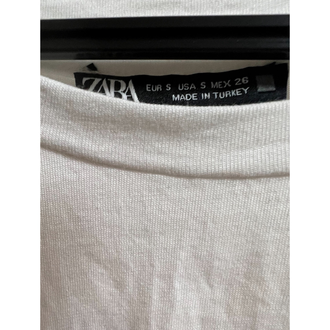 ZARA(ザラ)のZARA Tシャツ フリル レース レディースのトップス(Tシャツ(半袖/袖なし))の商品写真