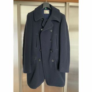 リングヂャケット(RING JACKET)のクリーニング済 リングヂャケット Ｐコート ネイビー L 48～50 日本製(ピーコート)