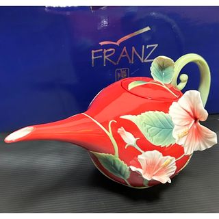 ◎未使用美品　FRANZ フランツ　ハイビスカス　ティーポット(食器)