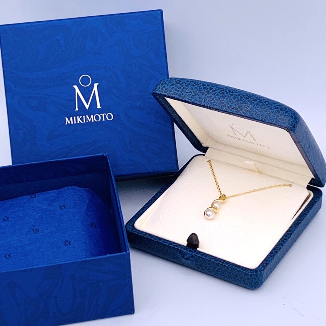 MIKIMOTO(ミキモト)の✴︎極美品　MIKIMOTO ミキモト K18 アコヤ真珠 パール ネックレス レディースのアクセサリー(ネックレス)の商品写真