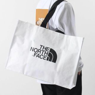 ザノースフェイス(THE NORTH FACE)の韓国限定　ホワイトレーベル　ノースフェイス　ショッパー　エコバッグ　Lサイズ(ショップ袋)