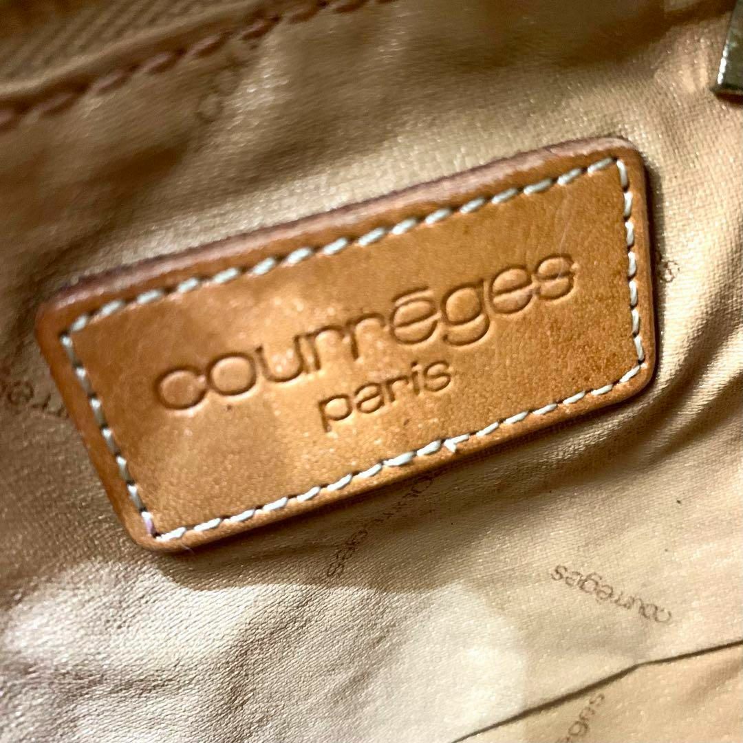Courreges(クレージュ)のcourreges クレージュ 総柄ロゴ巾着ショルダーバック ミニバケツ型バッグ レディースのバッグ(ショルダーバッグ)の商品写真