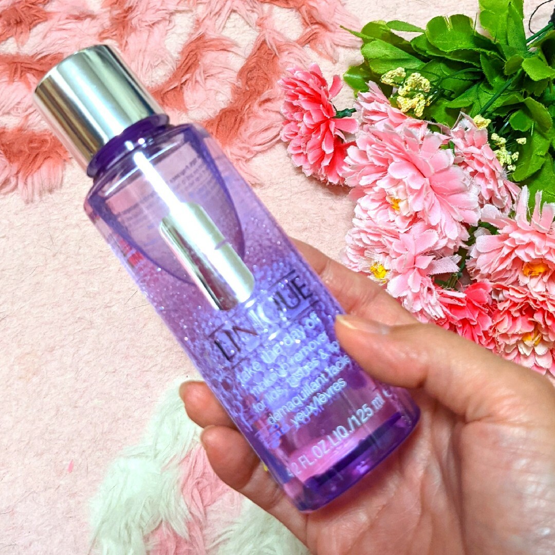 CLINIQUE(クリニーク)の新品❤クリニーク♥テイクザデイオフ125ml♥ポイントメイクアップリムーバー♥① コスメ/美容のスキンケア/基礎化粧品(クレンジング/メイク落とし)の商品写真