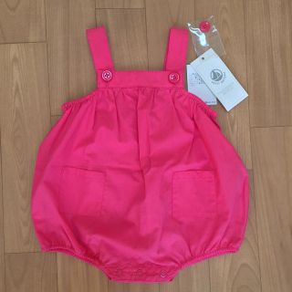 プチバトー(PETIT BATEAU)の新品未使用プチバトーロンパース(ロンパース)
