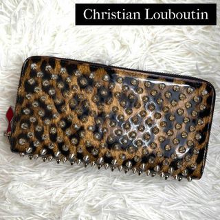 クリスチャンルブタン(Christian Louboutin)の⋟人気品⋞ / クリスチャンルブタン レオパードパネトーネジッピーウォレット(財布)