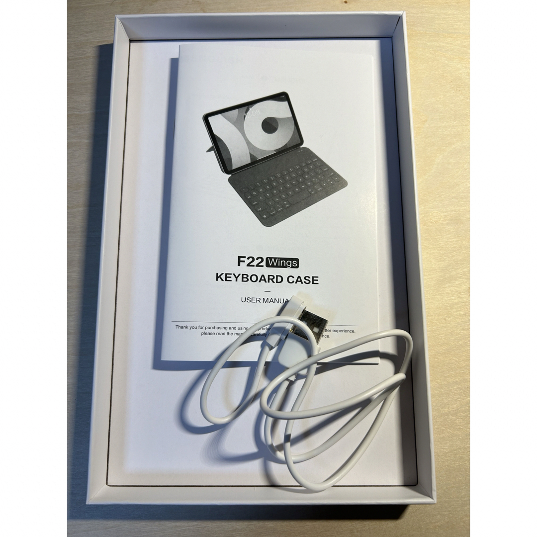 F22 Wings  iPad mini6 用　キーボードケース スマホ/家電/カメラのスマホアクセサリー(iPadケース)の商品写真
