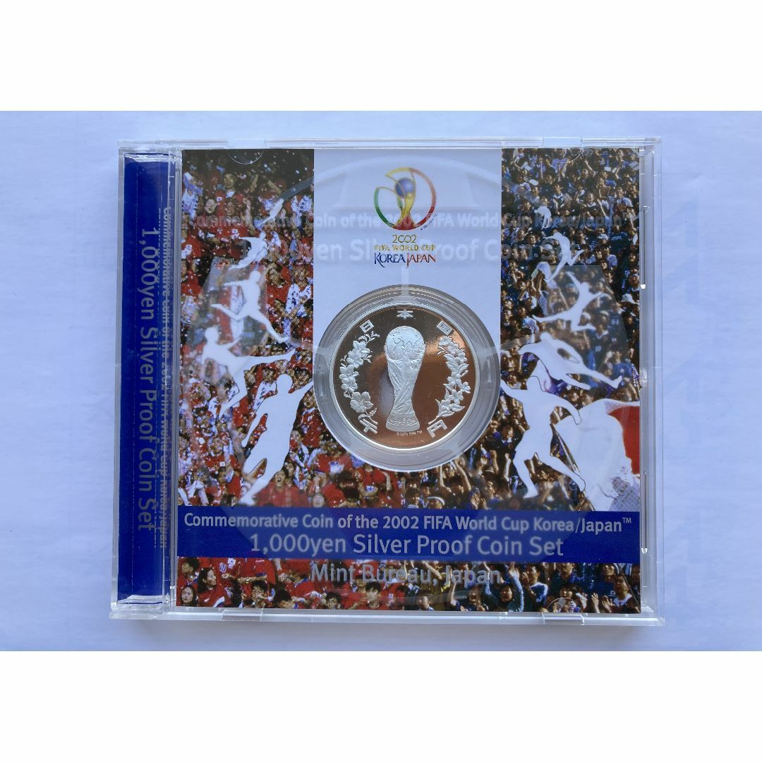 2002 FIFA ワールドカップ記念  千円  銀貨  エンタメ/ホビーの美術品/アンティーク(貨幣)の商品写真