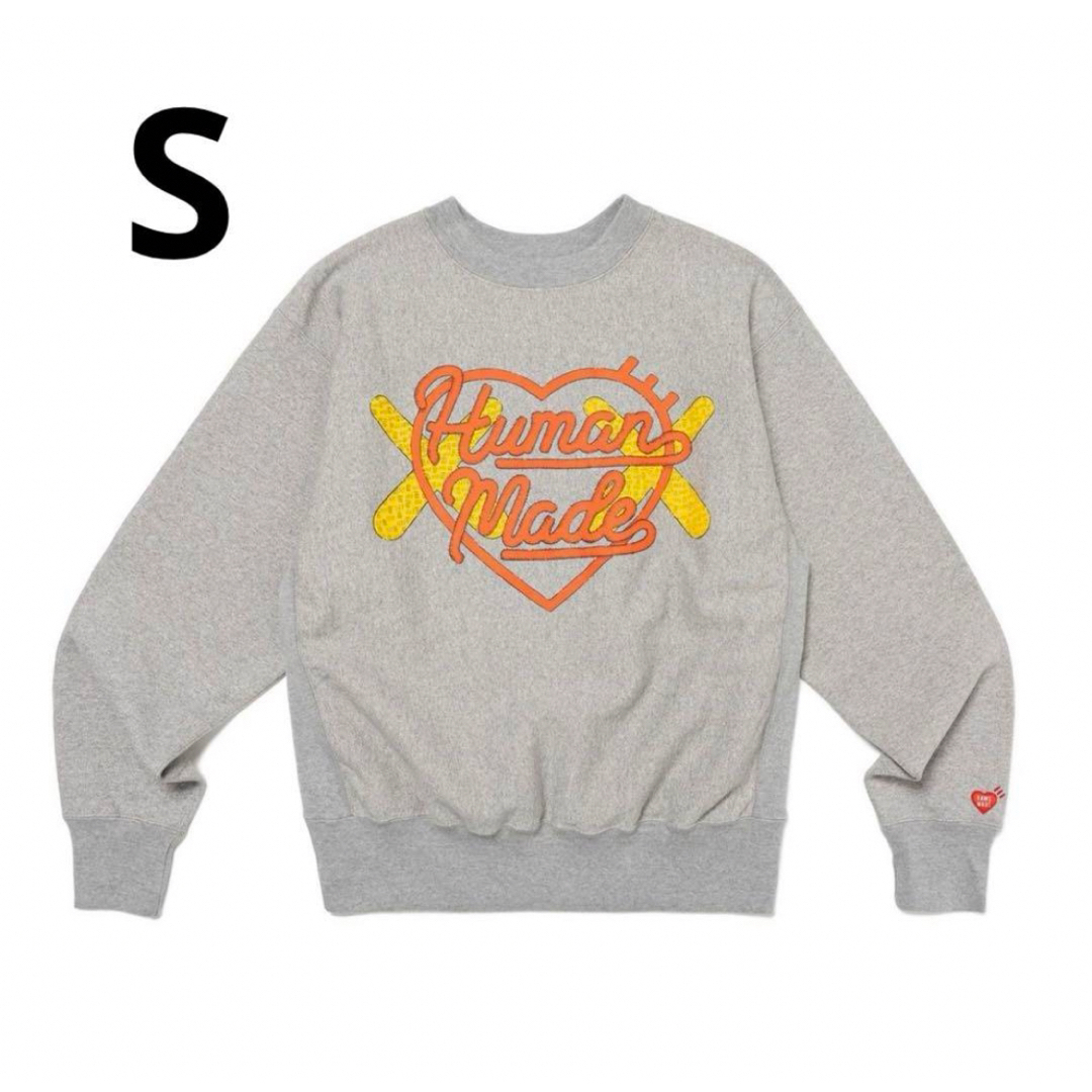 HUMAN MADE(ヒューマンメイド)のHUMAN MADE x KAWS Made Sweatshirt "Gray" メンズのトップス(パーカー)の商品写真