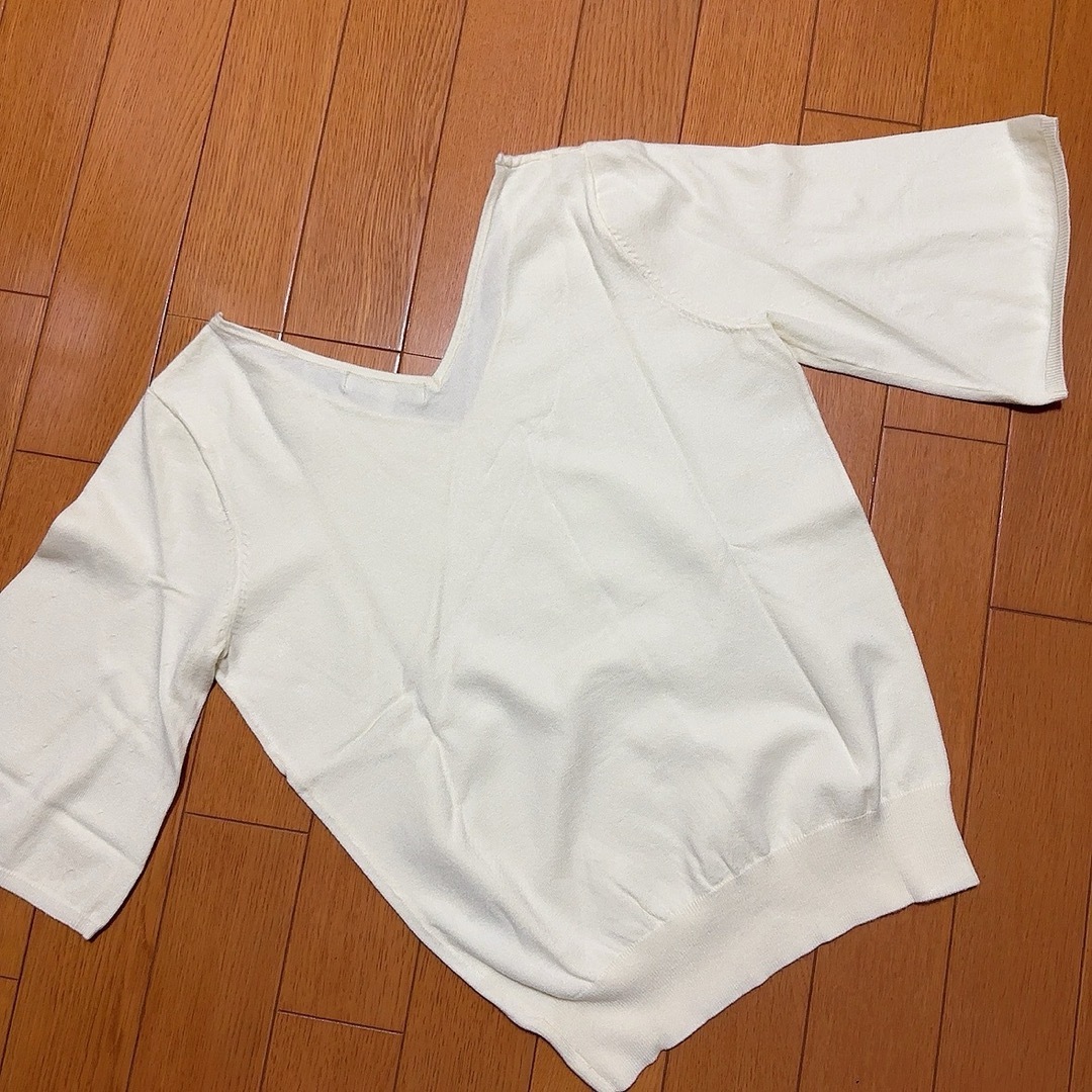 PROPORTION BODY DRESSING(プロポーションボディドレッシング)のプロポーションボディドレッシング Vネック半袖 レディースのトップス(カットソー(半袖/袖なし))の商品写真