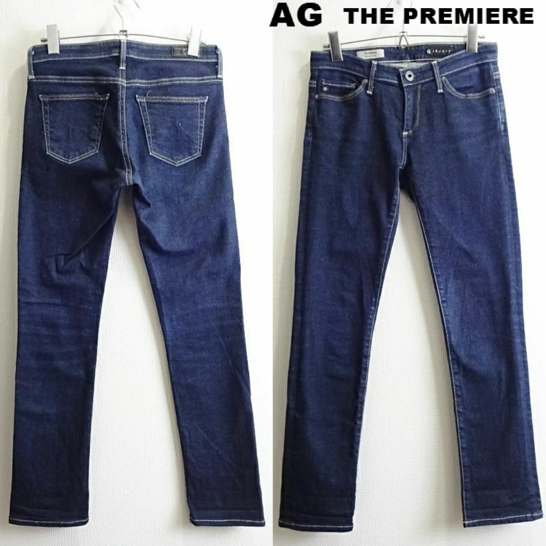 AG(エージー)のAG　Premiere　W70cm　スキニーストレートデニム　強ストレッチ　濃藍 レディースのパンツ(デニム/ジーンズ)の商品写真