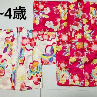 子供着物セット きもの、羽織、子ども女の子 七五三 正月 ひな祭り(和服/着物)