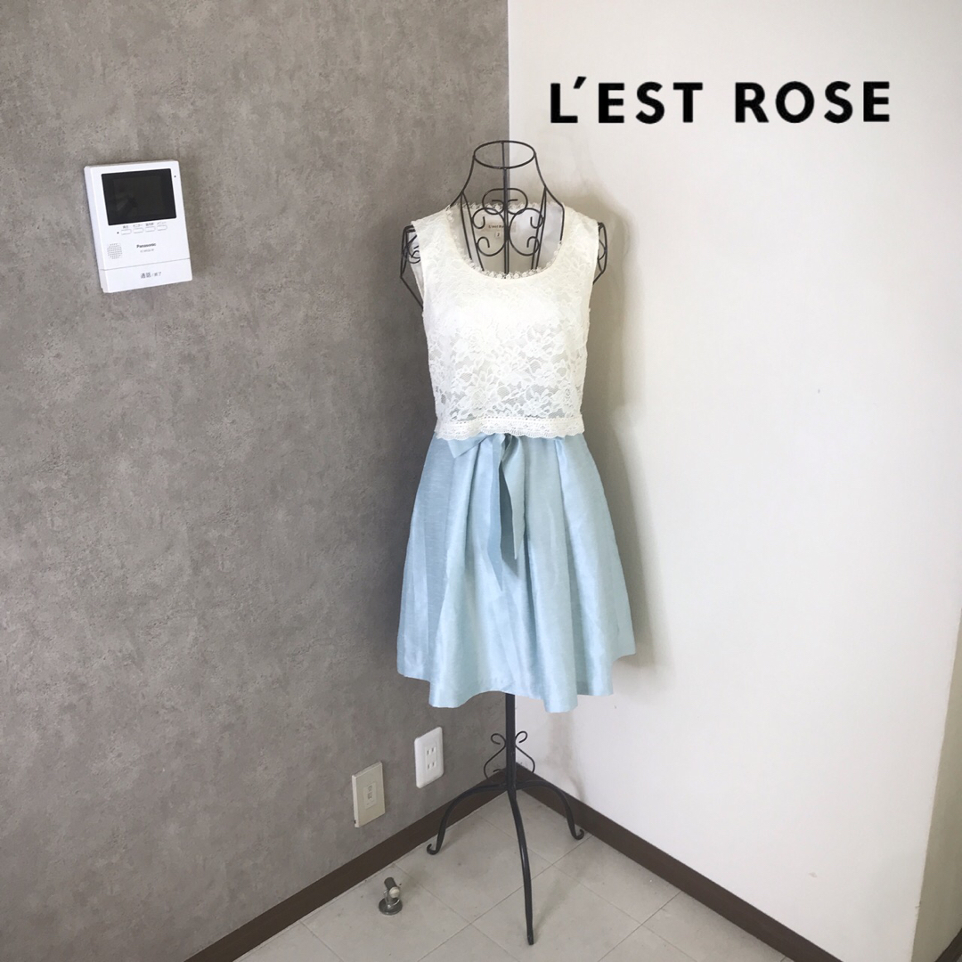 L'EST ROSE(レストローズ)のレストローズ♡2度着用　ワンピース  レディースのワンピース(ひざ丈ワンピース)の商品写真