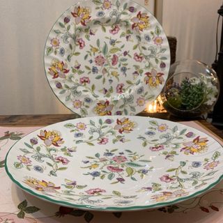 ミントン(MINTON)のミントン　ハドンホール　グリーン　27cm 28.5cm プレートセット(食器)