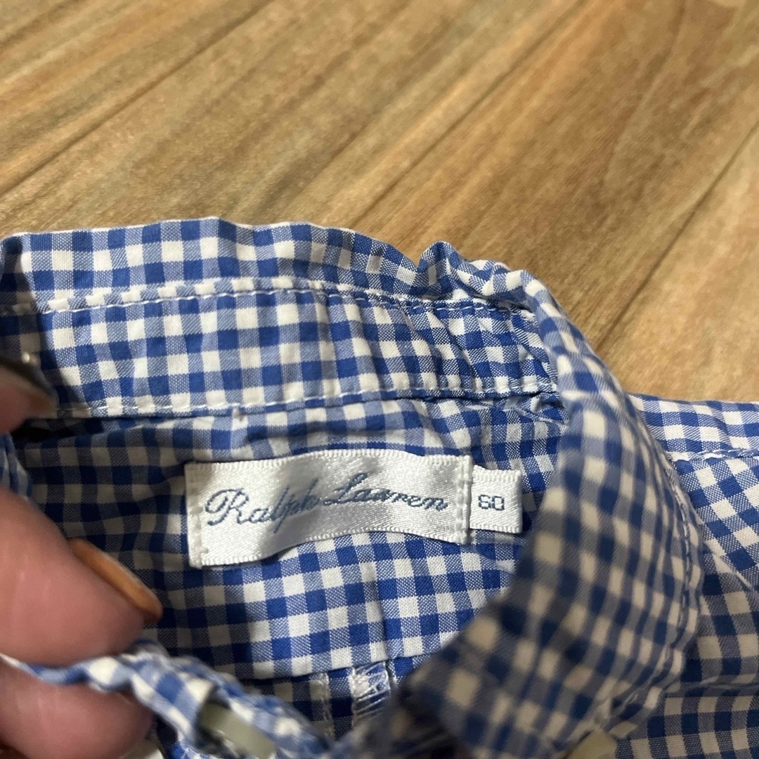 Ralph Lauren(ラルフローレン)のラルフローレン　ロンパース60.70 キッズ/ベビー/マタニティのベビー服(~85cm)(ロンパース)の商品写真