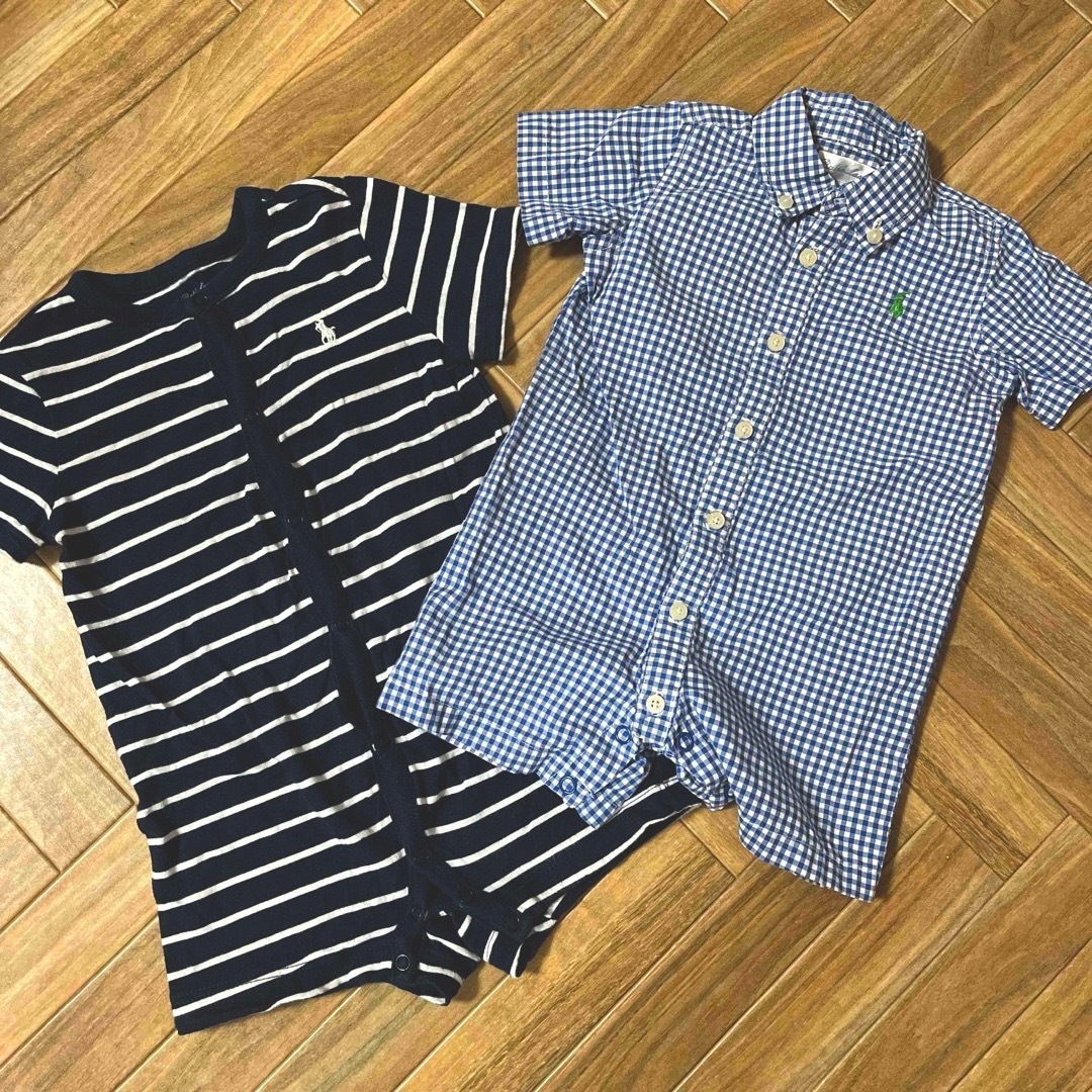 Ralph Lauren(ラルフローレン)のラルフローレン　ロンパース60.70 キッズ/ベビー/マタニティのベビー服(~85cm)(ロンパース)の商品写真