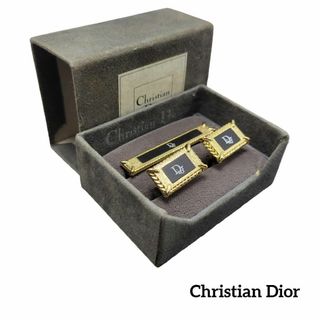 Dior - 【美品】Christian Dior ネクタイピン カフス トロッター 金 黒