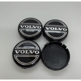 ボルボ(Volvo)のVOLVO ブラックボルボ 純正ホイール センターキャップ エンブレム 真っ黒(車外アクセサリ)