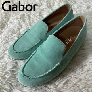 Gabor - 極美品 Gabor レザー スリッポン ドライビングシューズ 約23.5