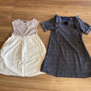 ベベ(BeBe)のBeBe ワンピース 2枚セット(ワンピース)