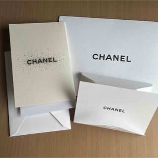 CHANEL - CHANEL メッセージカード大　メッセージカード小　明細書ケース付き