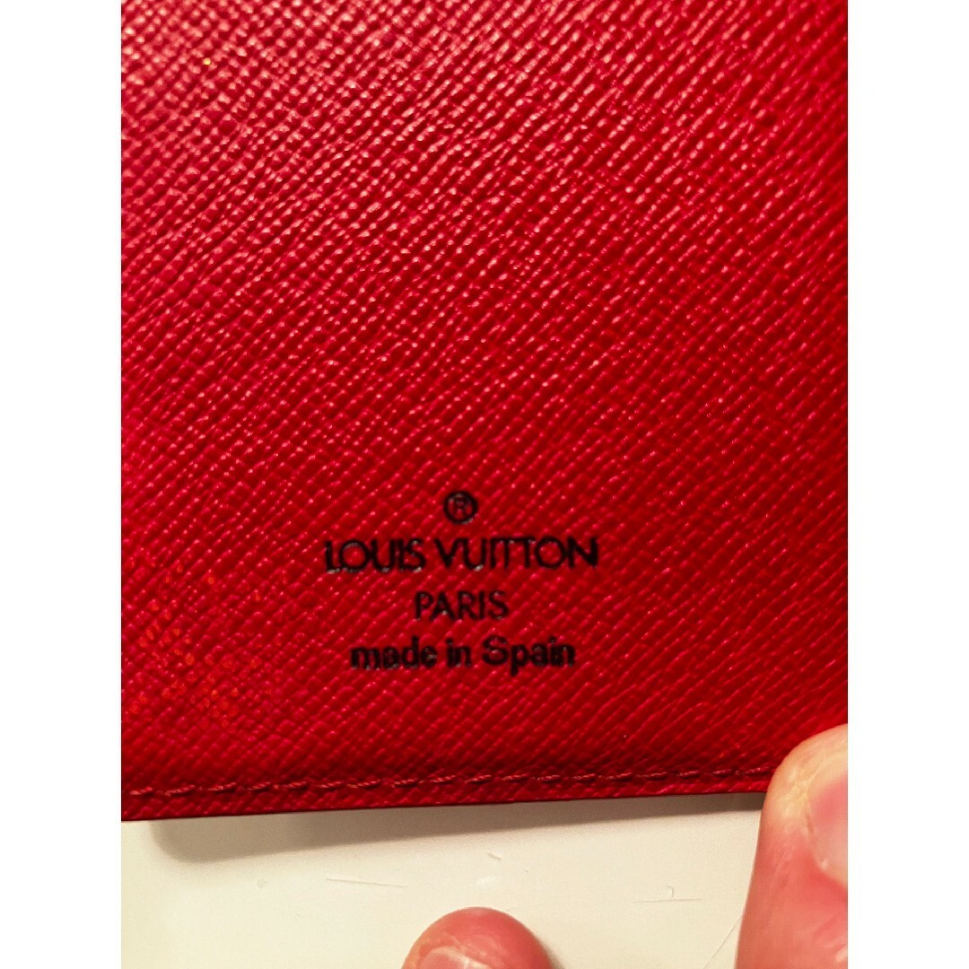 LOUIS VUITTON(ルイヴィトン)のLouis Vuitton エピ　赤　手帳 メンズのファッション小物(手帳)の商品写真