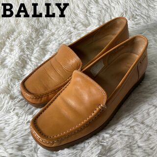 バリー(Bally)の美品 イタリア製 BALLY レザー ドライビングシューズ 36 約23cm(ローファー/革靴)