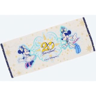 ディズニー(Disney)の【新品未開封】ディズニーシー　20周年　タオル　フェイスタオル(キャラクターグッズ)