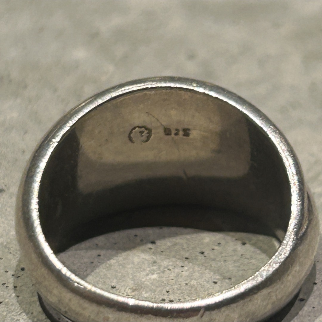 VINTAGE ヴィンテージシルバー925 スプリットデザインリング/アクセ メンズのアクセサリー(リング(指輪))の商品写真