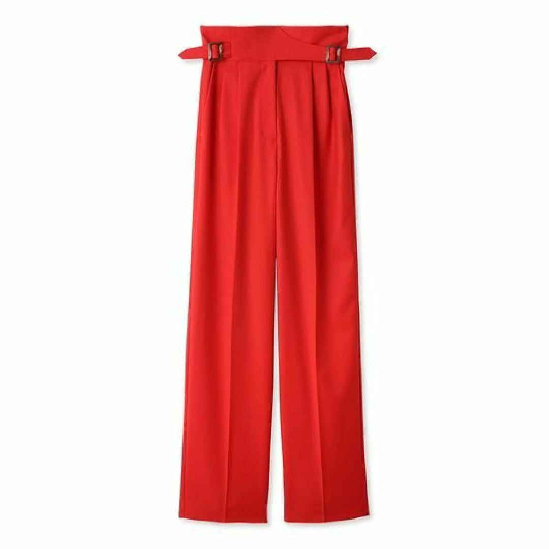 SNIDEL - スナイデルハイウエストグルカパンツ　レッド　１