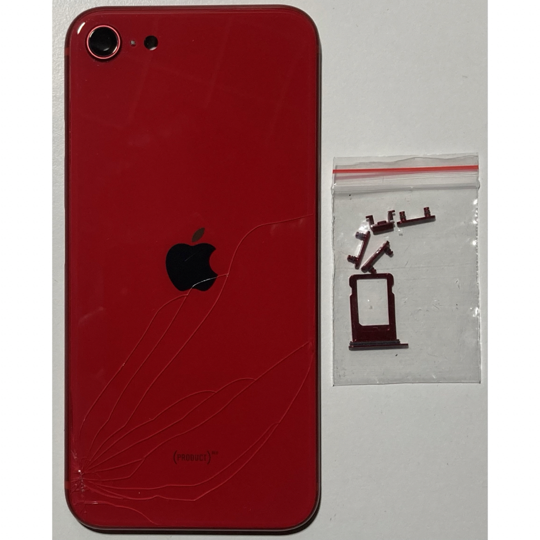 Apple iPhone SE2 PRODUCT RED ハウジング スマホ/家電/カメラのスマートフォン/携帯電話(スマートフォン本体)の商品写真