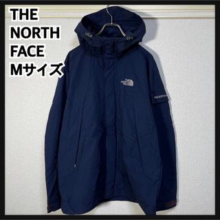 ザノースフェイス(THE NORTH FACE)の【ノースフェイス】マウンテンパーカー　肩ロゴ　刺繍ワンポイント　ネイビー紺色１R(マウンテンパーカー)