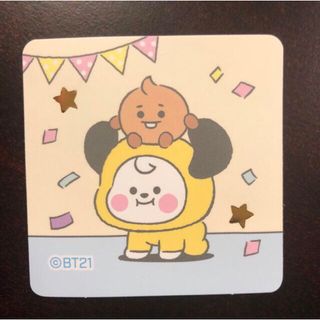 ビーティーイシビル(BT21)のbt21 ステッカー　チーズせん(アイドルグッズ)