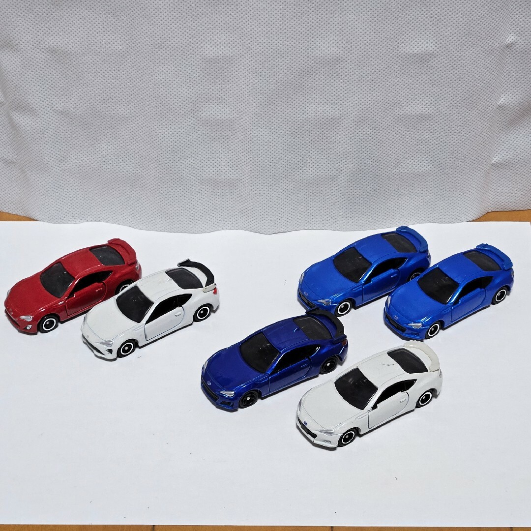 トミカシリーズ(トミカシリーズ)のトミカ 86 BRZ  6台セット エンタメ/ホビーのおもちゃ/ぬいぐるみ(ミニカー)の商品写真