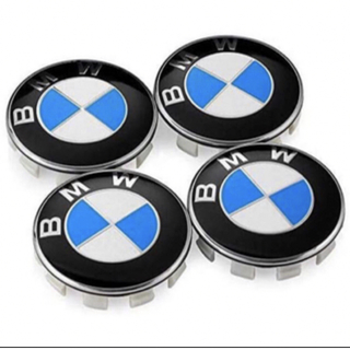ビーエムダブリュー(BMW)のBMW ホイールキャップ 68mm 新品未使用　傷防止フィルム付き BMW 車用(車外アクセサリ)