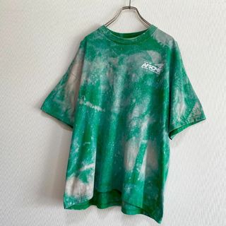 ヴィンテージ(VINTAGE)のアメリカ古着　半袖　Tシャツ　ブリーチ加工　00s USA製　F313(Tシャツ/カットソー(半袖/袖なし))