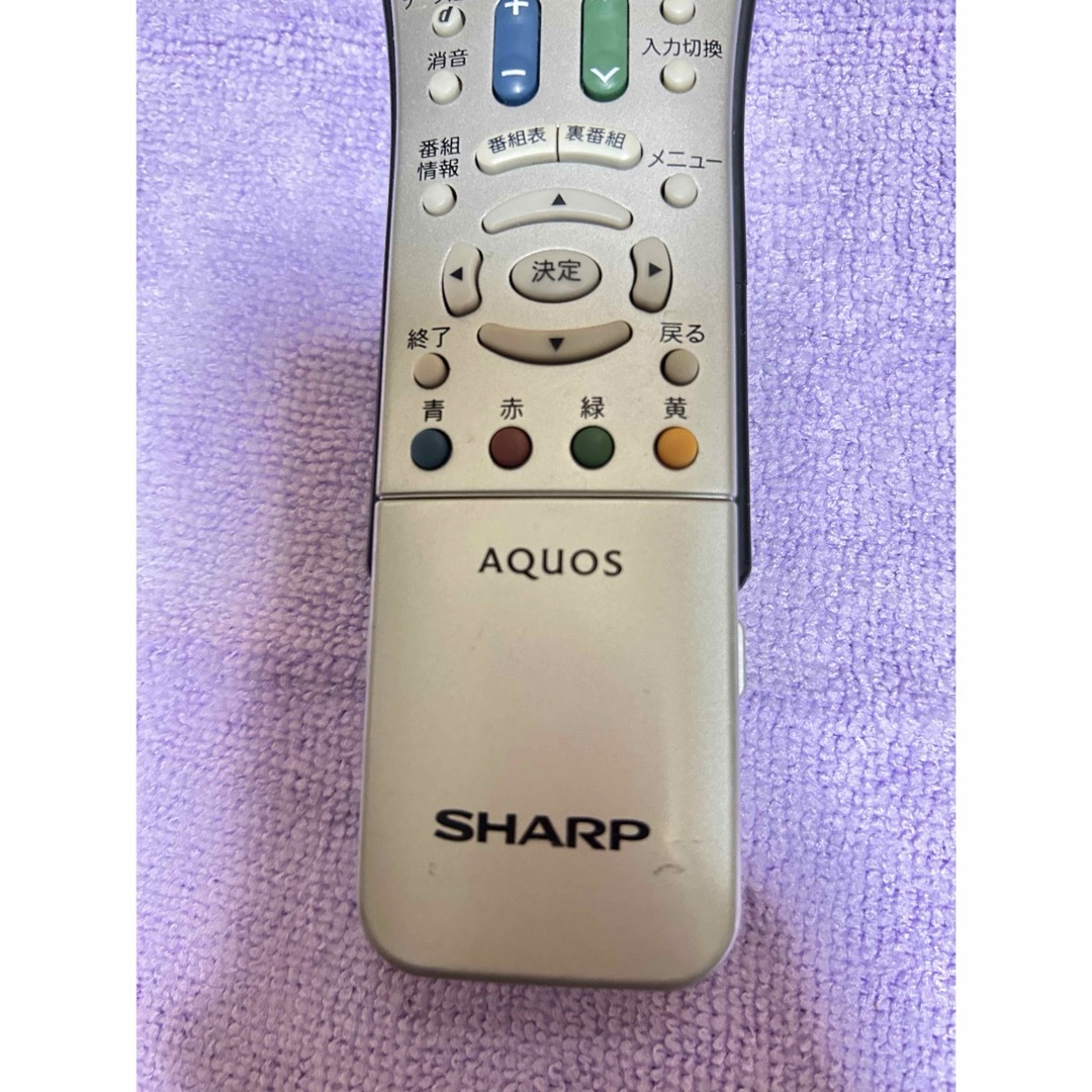 SHARP(シャープ)のSHARP シャープ　純正AQUOS テレビ　リモコンGA716WJSA スマホ/家電/カメラのテレビ/映像機器(その他)の商品写真