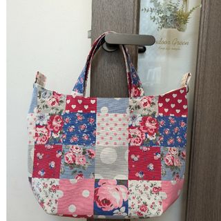 Cath Kidston - 🩷キャスキッドソン　キャンパス地トートバッグ　ハンドメイド新品