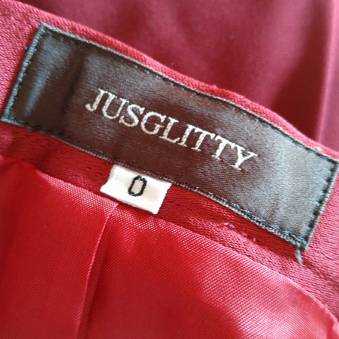 JUSGLITTY(ジャスグリッティー)の【6】JUSGLITTY スカート  赤 ジャスグリッティー レディースのスカート(ミニスカート)の商品写真