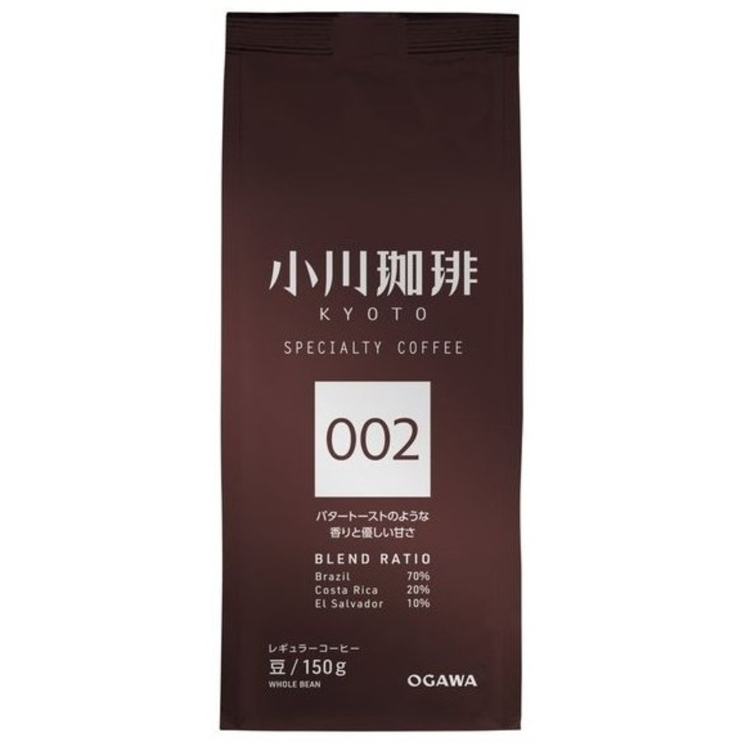 小川珈琲(オガワコーヒー)の小川珈琲 スペシャルティコーヒーブレンド 002 豆 150G ×2個 食品/飲料/酒の飲料(コーヒー)の商品写真