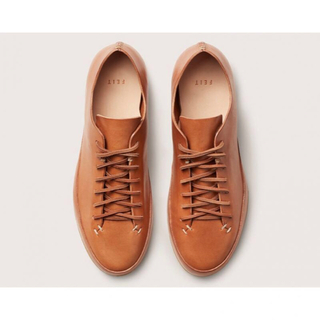 【FEIT】HAND SEWN LOW RUBBER TAN