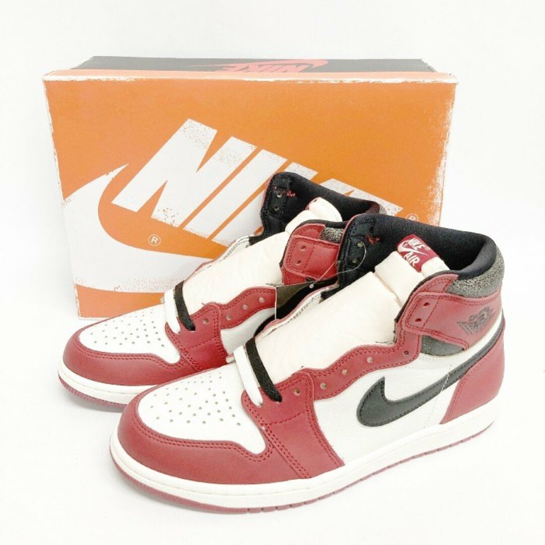 NIKE(ナイキ)の★Nike Air Jordan 1 High OG ナイキ エアジョーダン1 ハイ OG Lost & Found Chicago ロスト & ファウンド シカゴ レッド DZ5485-612 タグ付き size28cm メンズの靴/シューズ(スニーカー)の商品写真