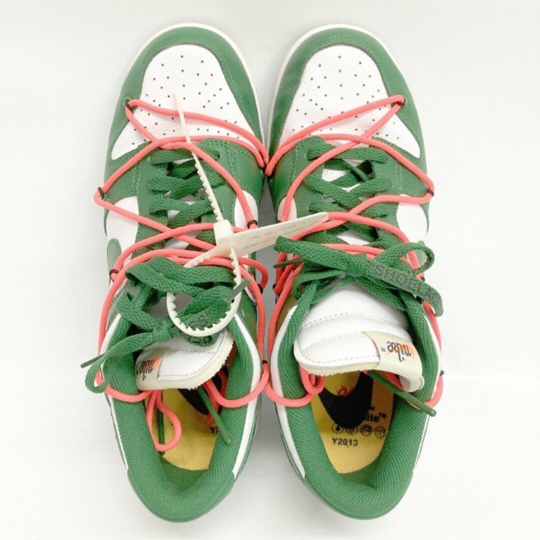 NIKE(ナイキ)の★OFF-WHITE × Nike オフホワイト ナイキ Dunk Low "White/Pine-Green ダンク ロー ホワイト/パイン グリーン  CT0856-100 size28cm メンズの靴/シューズ(スニーカー)の商品写真