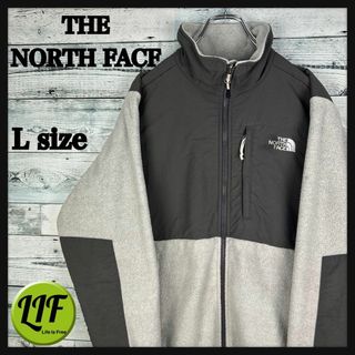 ザノースフェイス(THE NORTH FACE)のノースフェイス 刺繍ロゴ デナリフリースジャケット ウィメンズL(ブルゾン)