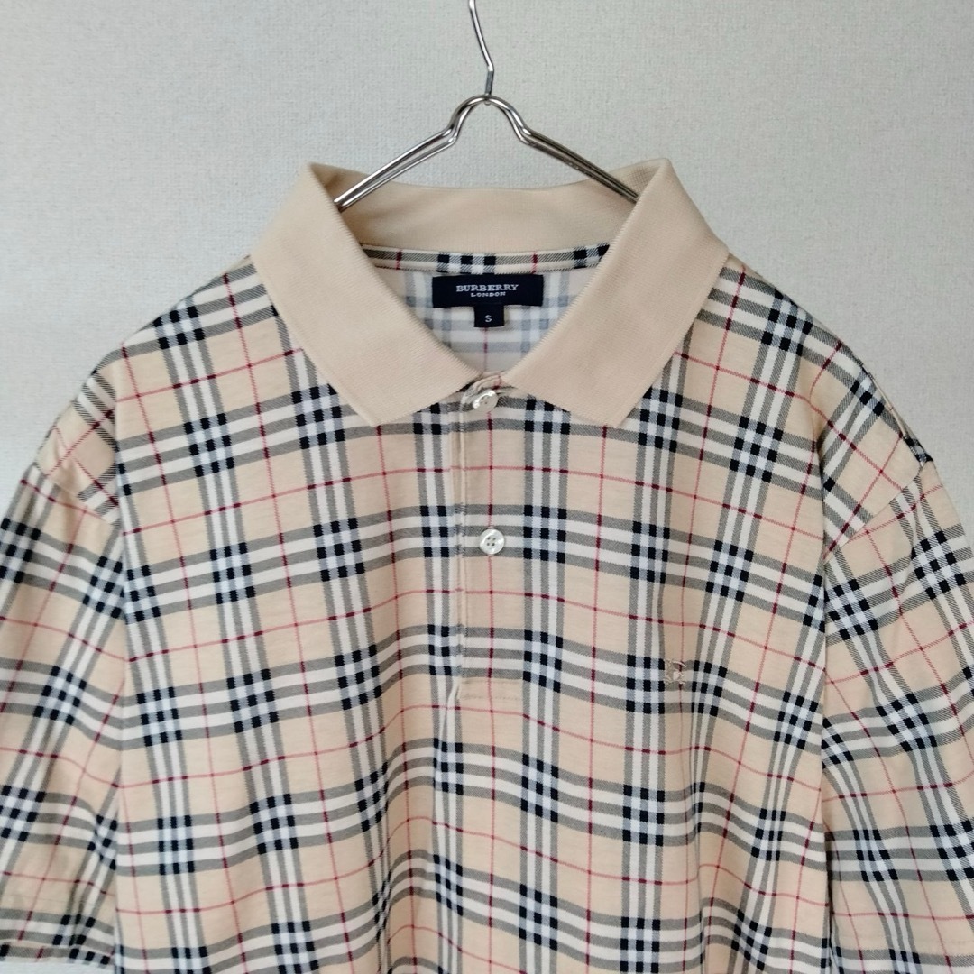 BURBERRY(バーバリー)のBurberry ノバチェック　ポロシャツ　半袖　tシャツ  バーバリー　総柄 メンズのトップス(ポロシャツ)の商品写真