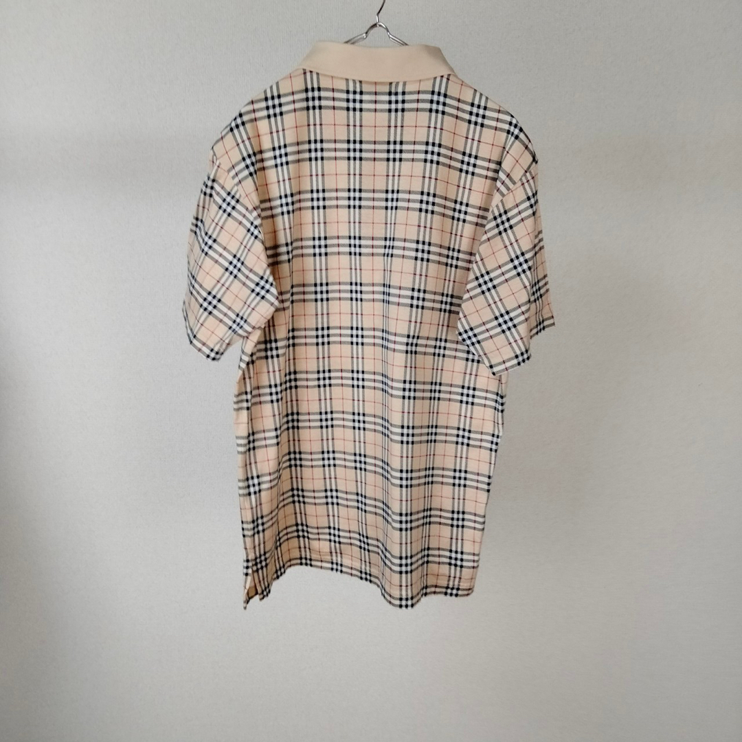 BURBERRY(バーバリー)のBurberry ノバチェック　ポロシャツ　半袖　tシャツ  バーバリー　総柄 メンズのトップス(ポロシャツ)の商品写真