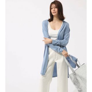 AZUL by moussy - マウジー AZUL BY MOUSSY ☆サイドスリット 長袖 ロングカーデ