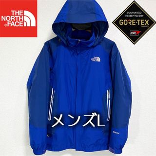 ザノースフェイス(THE NORTH FACE)の美品人気 ノースフェイス ゴアテックス マウンテンパーカー メンズL ロゴ刺繍(マウンテンパーカー)